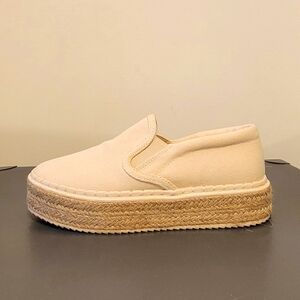 H&M Canvas Platform Espadrille Sneakers